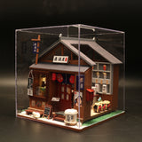 3D Wooden Doll House Miniature Toy - Restaurant