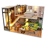 3D Wooden Doll House Miniature Toy - Romantic Nordic