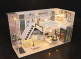 Birthday Gift 3D Wooden Doll House Miniature Toy - Happy Home - Nejoom Stationery