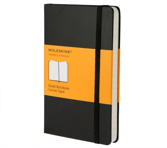 Moleskine Notebook Large Ruled Black Hardcover