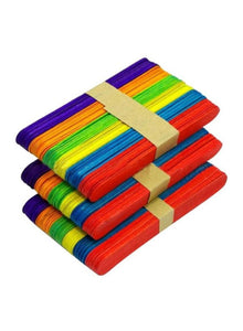 Colored Wooden Craft Sticks - Nejoom Stationery