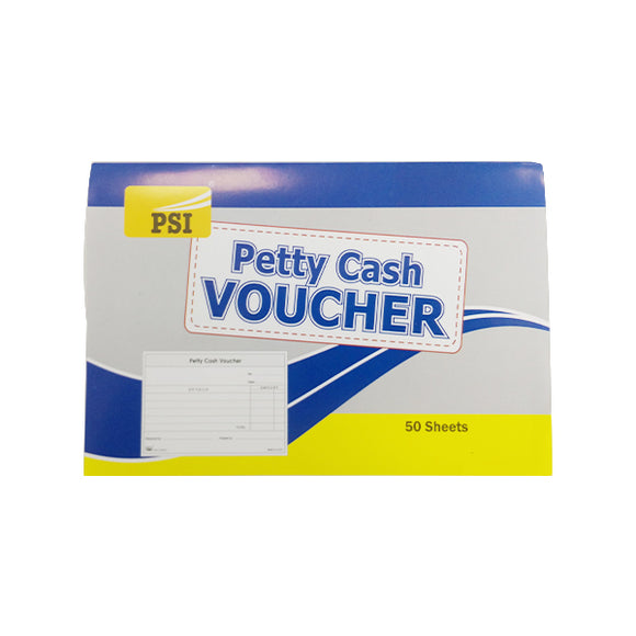 PSI Petty Cash Voucher Book - Nejoom Stationery