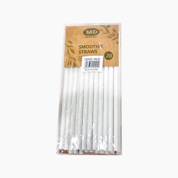 Paper Straw - White - Nejoom Stationery