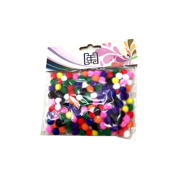 Pom Pom Balls - 10mm - Multicolor - Nejoom Stationery