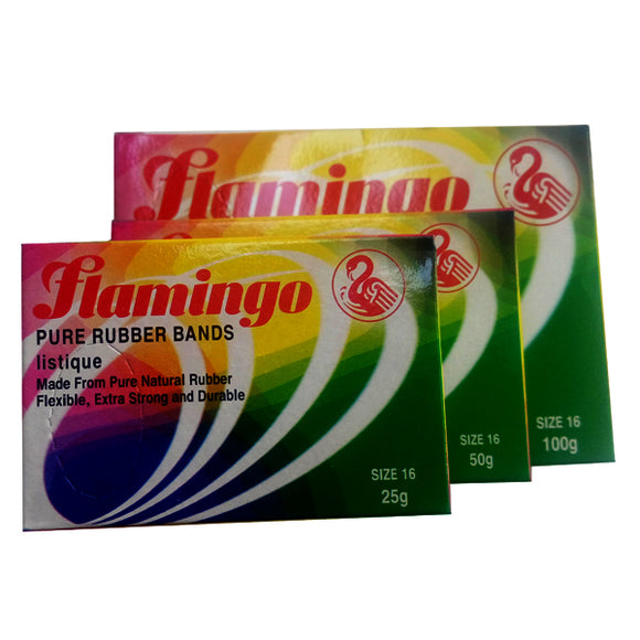 Flamingo Rubber Band 25 Gms Size 16 - Nejoom Stationery