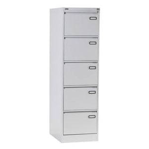 Rexel Filing 5 Drawer Cabinet Steel Large storage Cabinet Grey