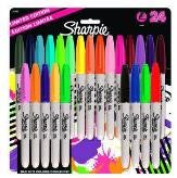Sharpie Permanent Markers Fine point 24 colours - Nejoom Stationery