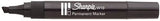 Sharpie Permanent Markers Chisel Tip Black W10  5pcs