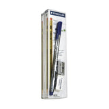 Staedtler Noris Pencil 2 Pack + Ballpen 1 + Eraser 1 + Sharpner 1 - Nejoom Stationery