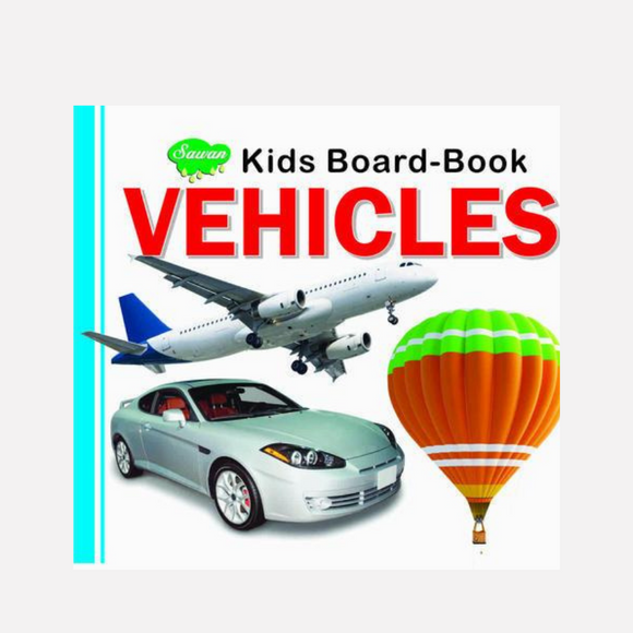 Kids Board Book Vehicles