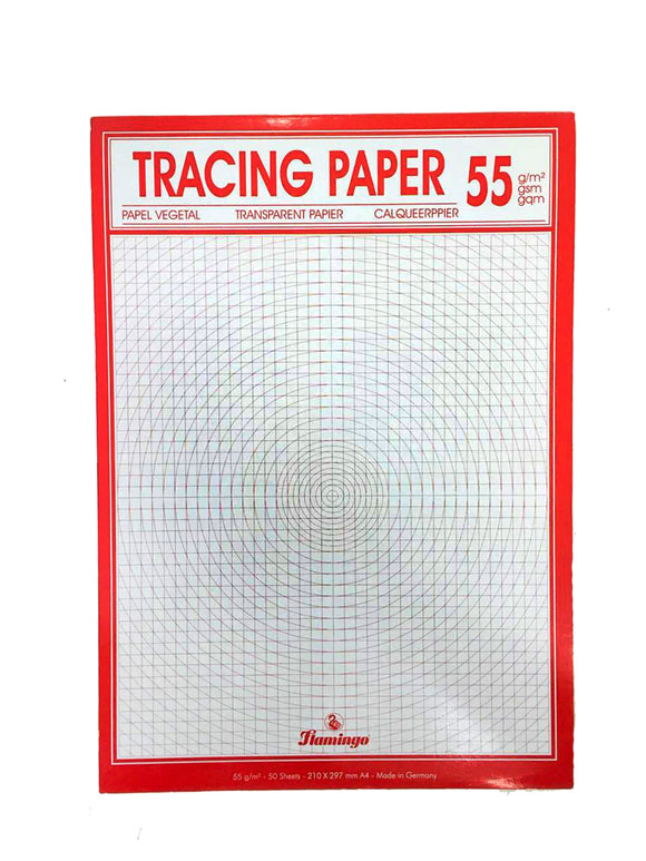 Flamingo A4 Artist’s Tracing Paper, 50 Sheets - Nejoom Stationery
