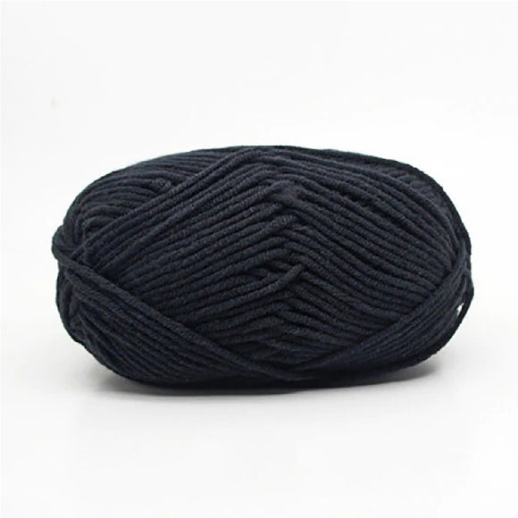 Knitting Yarn Crochet 25g Black - Nejoom Stationery