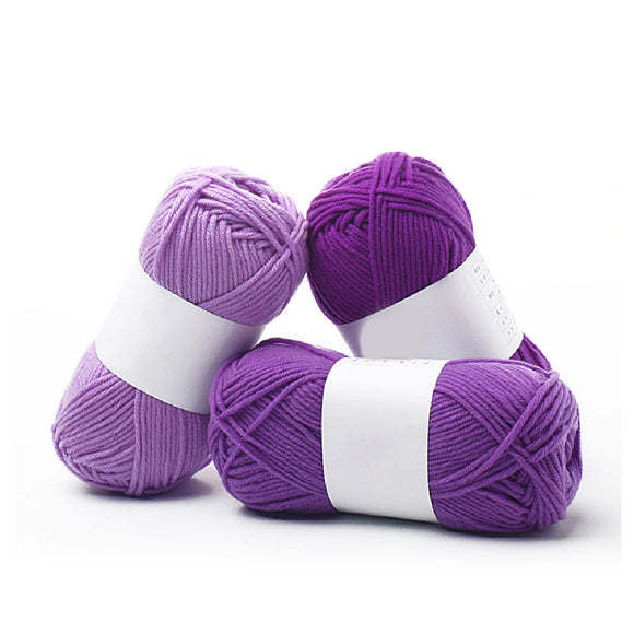 Knitting Yarn Crochet 25g Lavender Purple - Nejoom Stationery