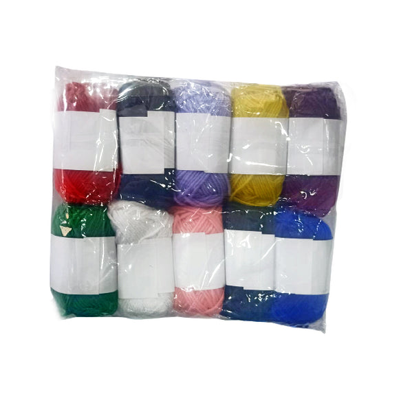 Knitting Yarn Crochet 25g 12 colour (Mix colour) - Nejoom Stationery