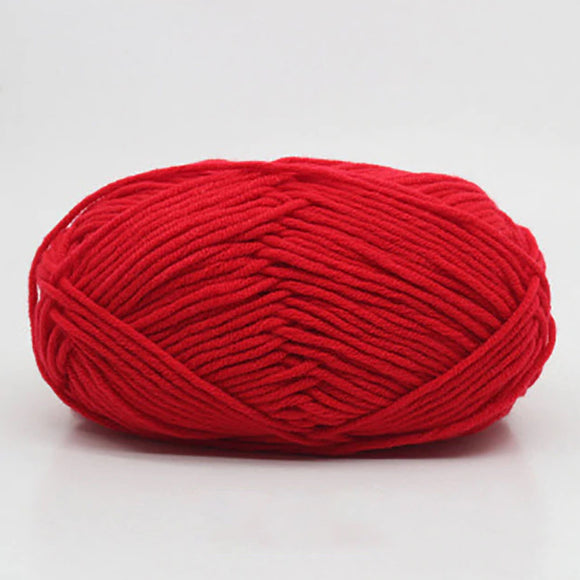 Knitting Yarn Crochet 25g Red - Nejoom Stationery