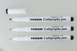 Yoken Calligraphy Pen 3.0mm Blue, Black (Set of 12pcs) - Nejoom Stationery