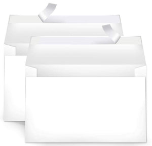 Paper Line 50-Piece Peal And Seal Pocket Envelopes - Nejoom Stationery