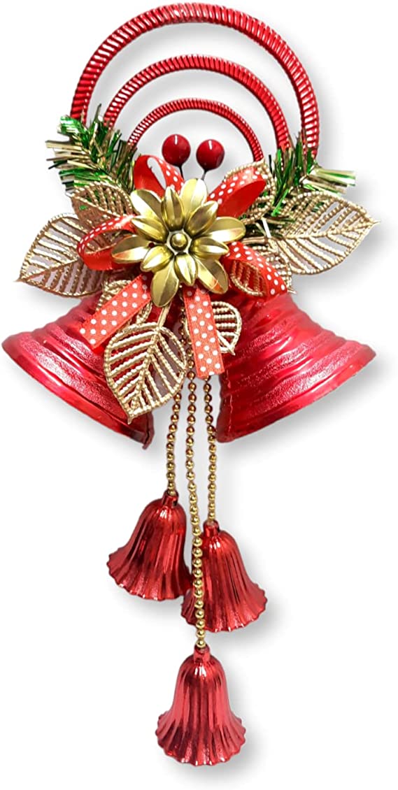 PARTY TIME - Christmas Hanging Ornaments (9 Inches) Bell