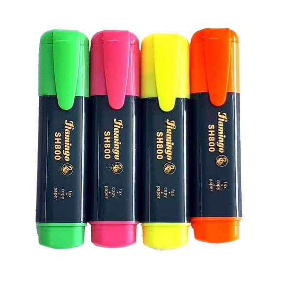 Flamingo Highlighter Pen Assorted Color - Nejoom Stationery