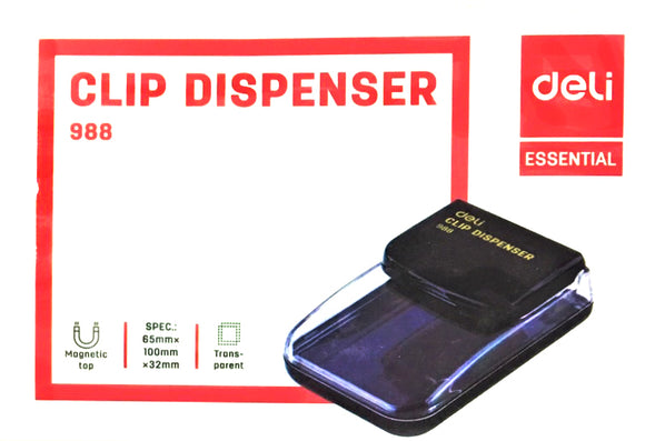 Deli Magnetic Clip Dispenser - Nejoom Stationery