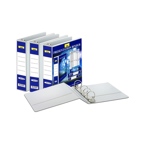 NatSumeBasics Clear A4 Binder PVC Budget Binder with Snap Button India |  Ubuy
