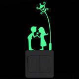 Cartoon Luminous Switch Sticker - Nejoom Stationery
