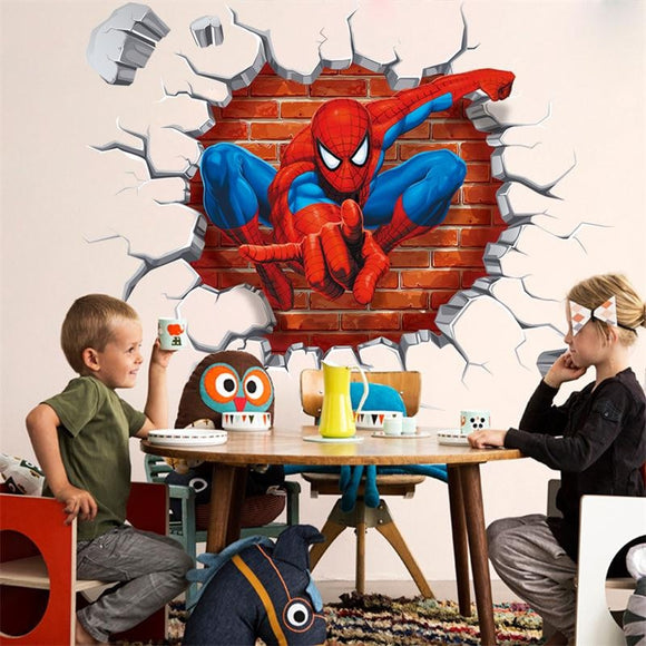 Spider-man ,Hulk Wall Stickers - Nejoom Stationery
